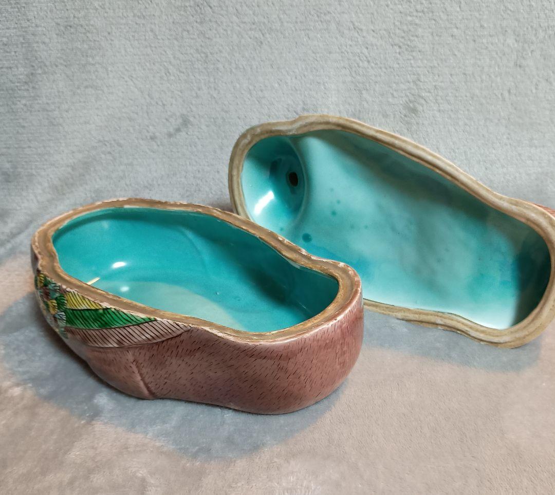 鴨型アンテークチューリン チューリン スープ入れ容器