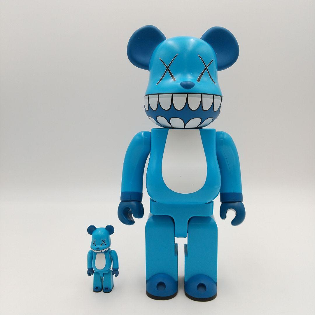 ベアブリック KAWS BE@RBRICK a-nation 400% 100％
