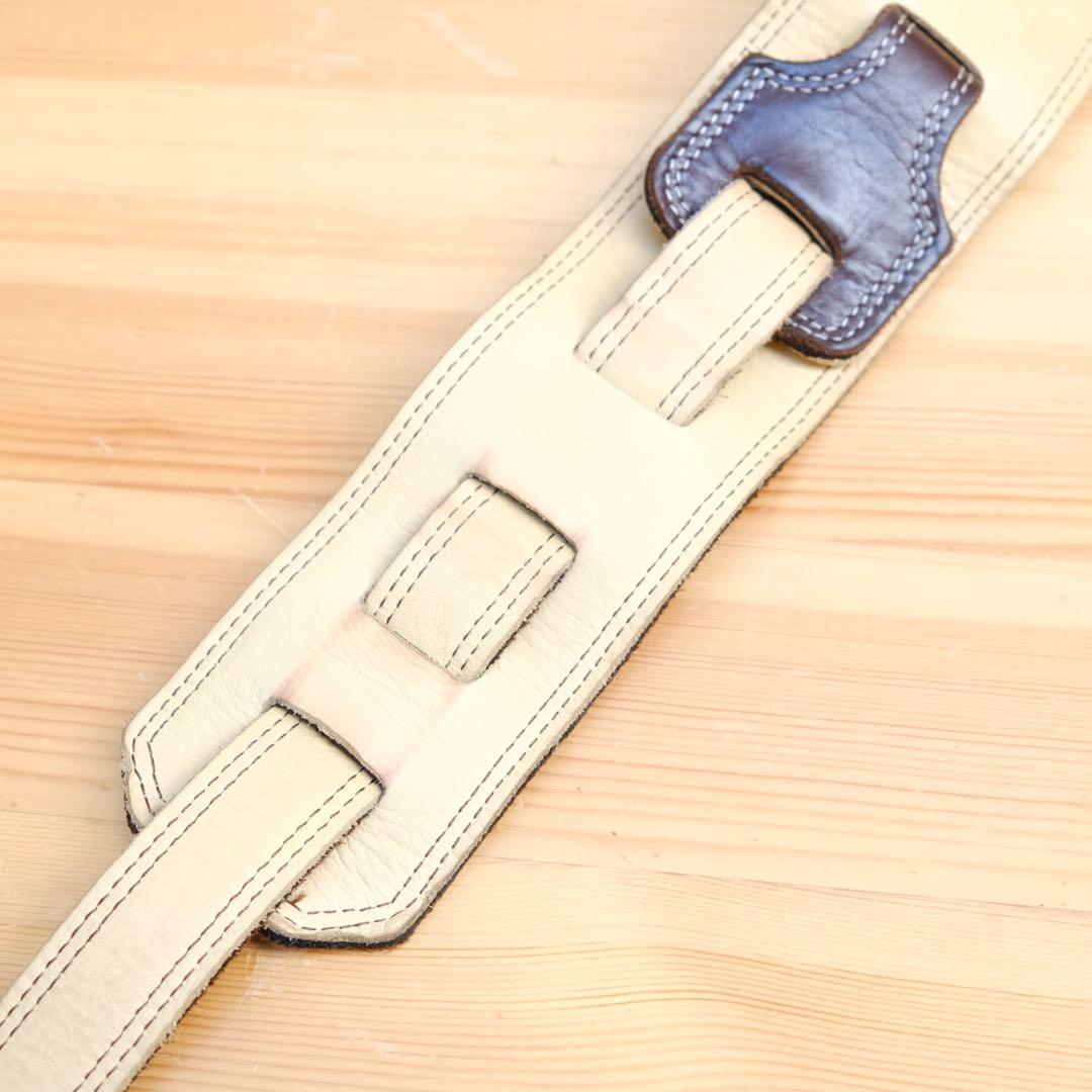 ギター Moody Straps L&L 2.5\" STD Brown / Cream
