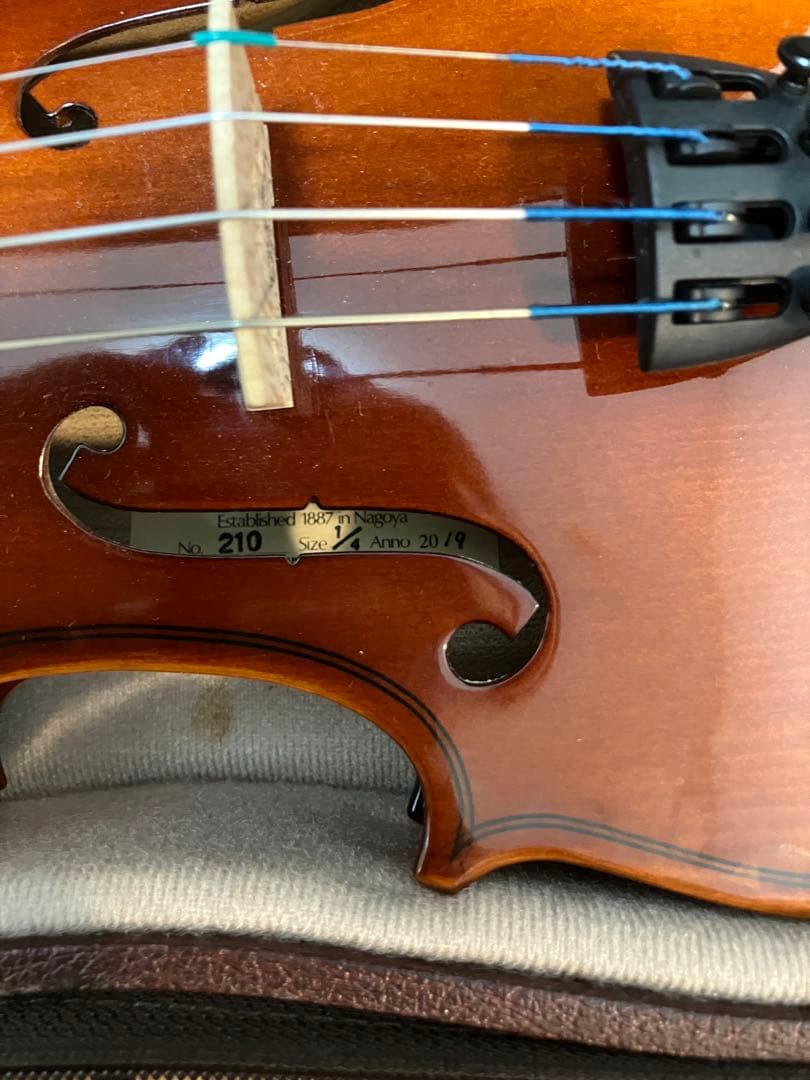 スズキ 1/4 210 バイオリン 分数楽器 調整毛替え済 2019