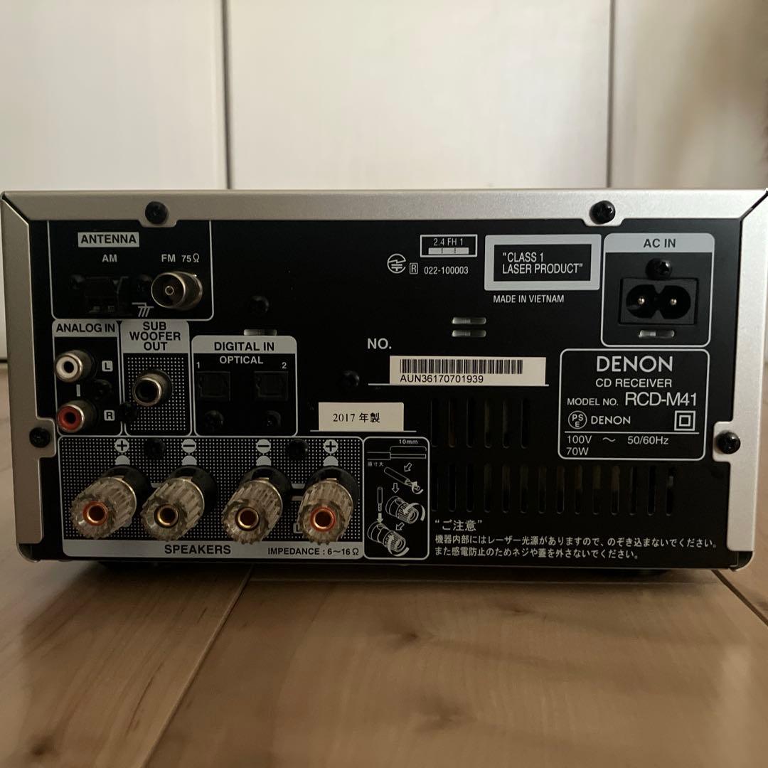 あっきー様専用】ジャンク品 DENON RCD-M41 2017年製 - メルカリ