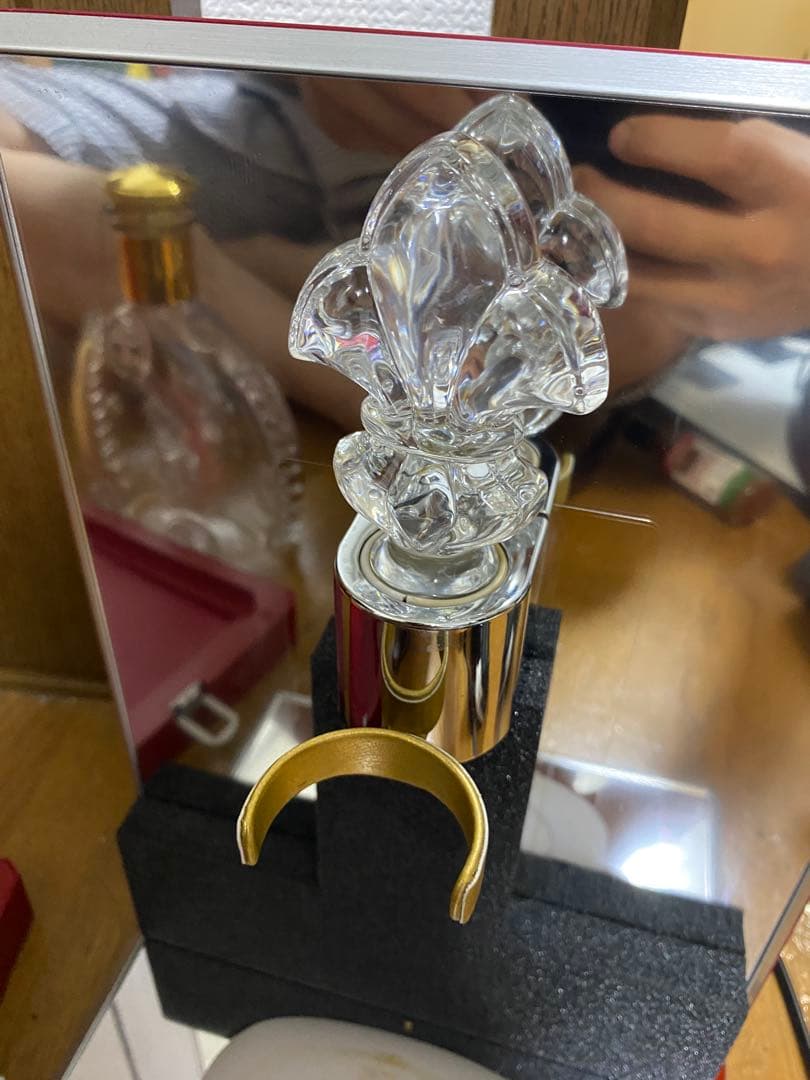 空き瓶】ルイ13世 美品 ブランデー バカラクリスタルボトル