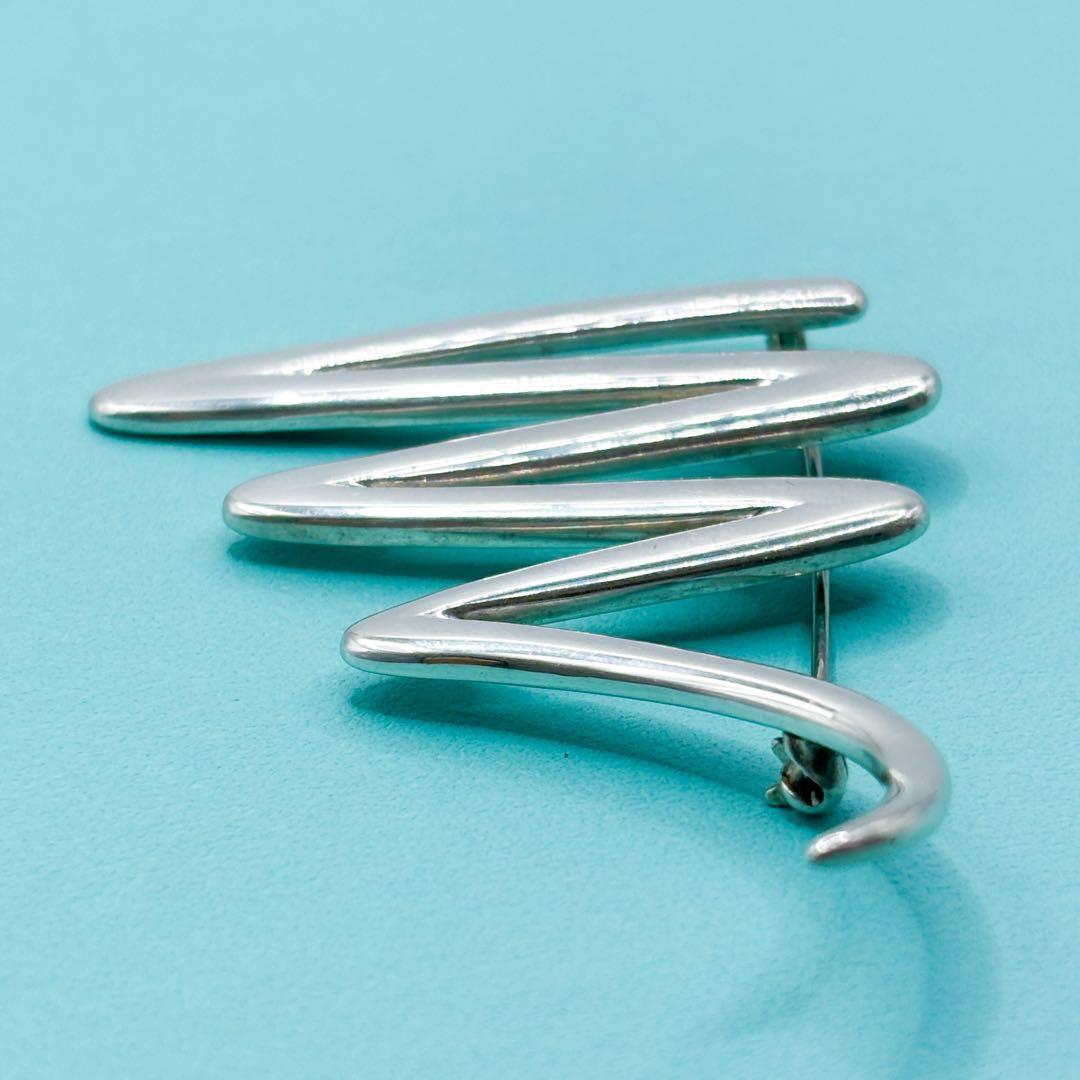 美品 稀少 ラージサイズ☆ ティファニー スクリブル ブローチ SV925