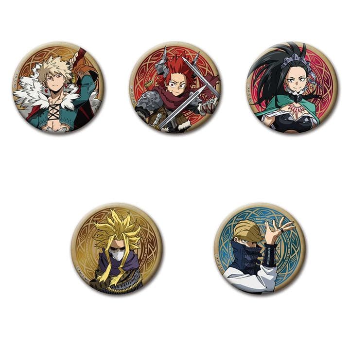 ヒロアカ 爆豪、切島他 十傑缶バッジ第2弾 未開封 ヒロアカ