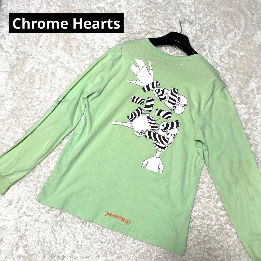 大人気✨】Chrome Hearts 長袖Tシャツ マッティボーイ グリーン