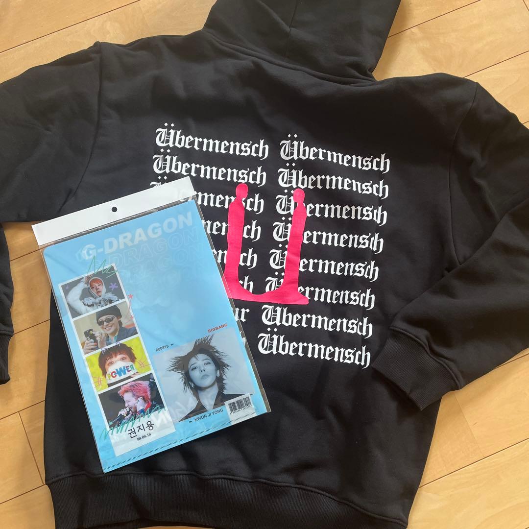 G DRAGON Ubermensch ブラックフーディ