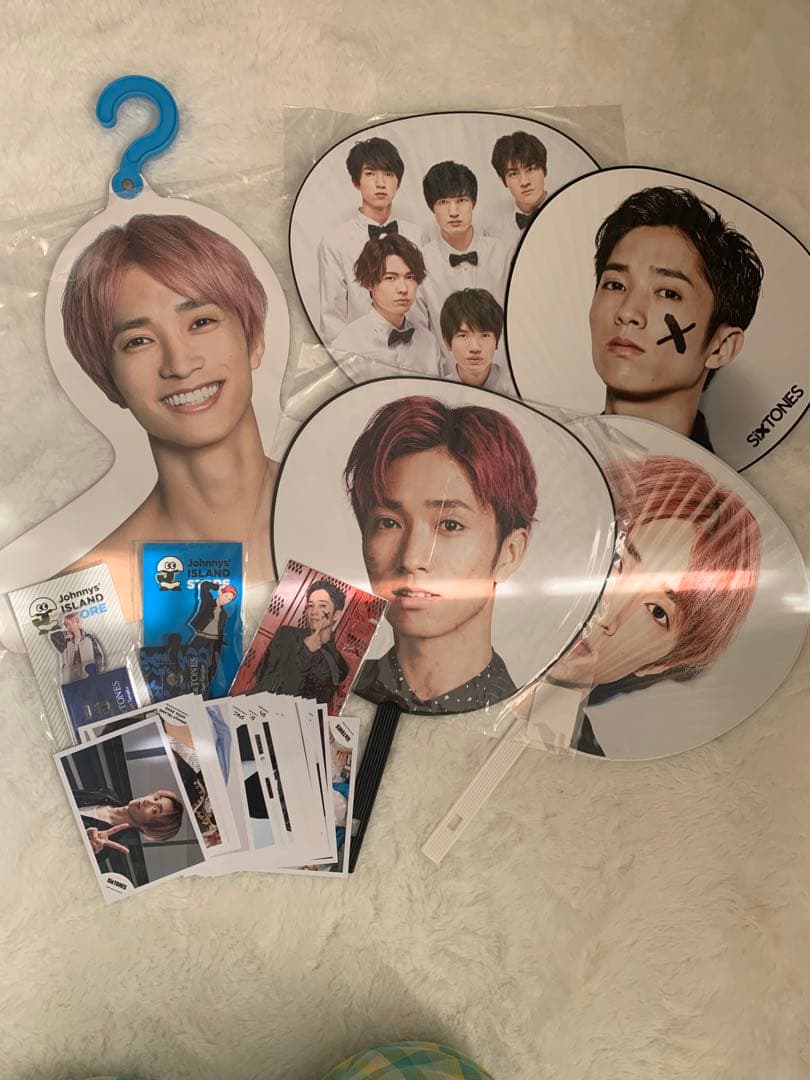 田中樹 SixTONES うちわ 公式写真 CD まとめ売り レア物多数！