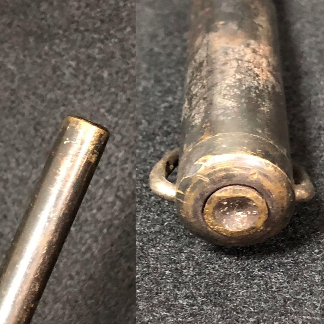 十手　捕具　銅地　約45㎝　武具　時代　骨董　古美術　25LA