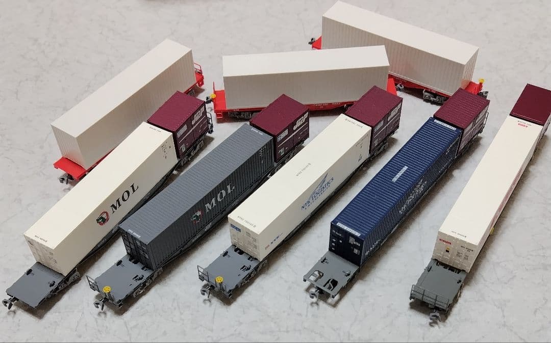 海上コンテナ コキ 8両セット