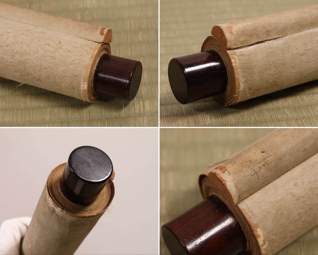 【模写】日本画 荒木寛畝 鶏図 絹本 掛軸 花鳥 MB155