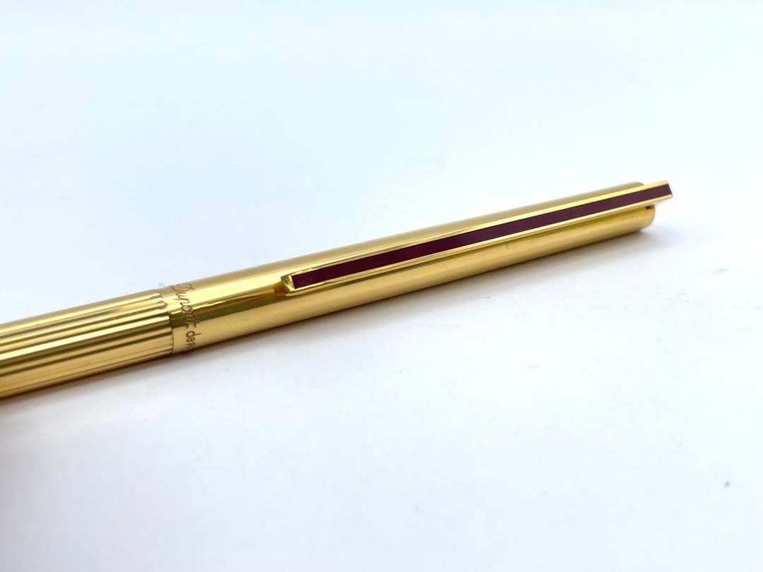 S】STデュポン ボールペン 925 銀製 フランス製1980年代 - 筆記具