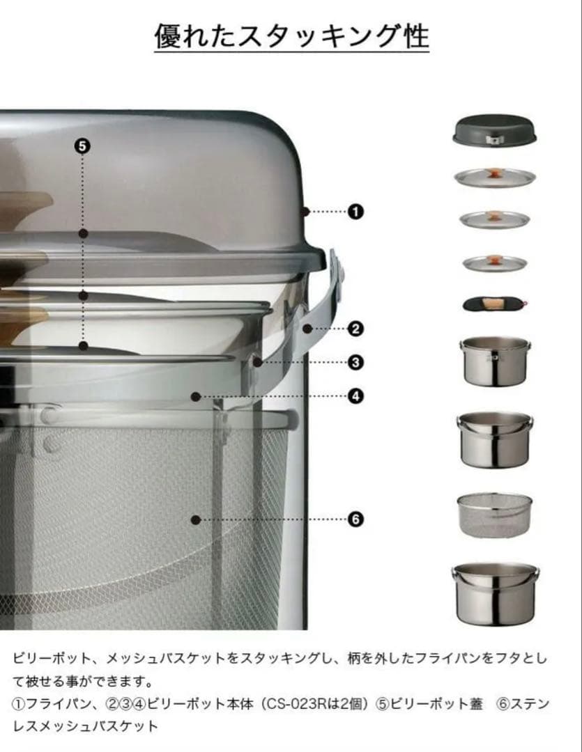 未使用品スノーピーク peak フィールド クッカー Pro.1 SET