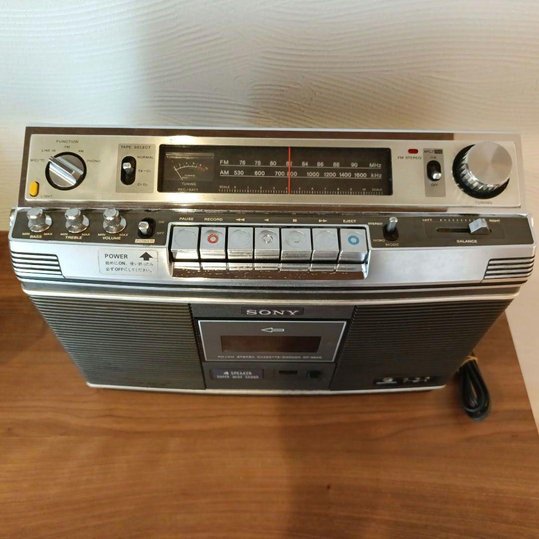 m*2様 動作品 ソニー SONY CF-3800 最高級ステレオラジカセ 昭和｜