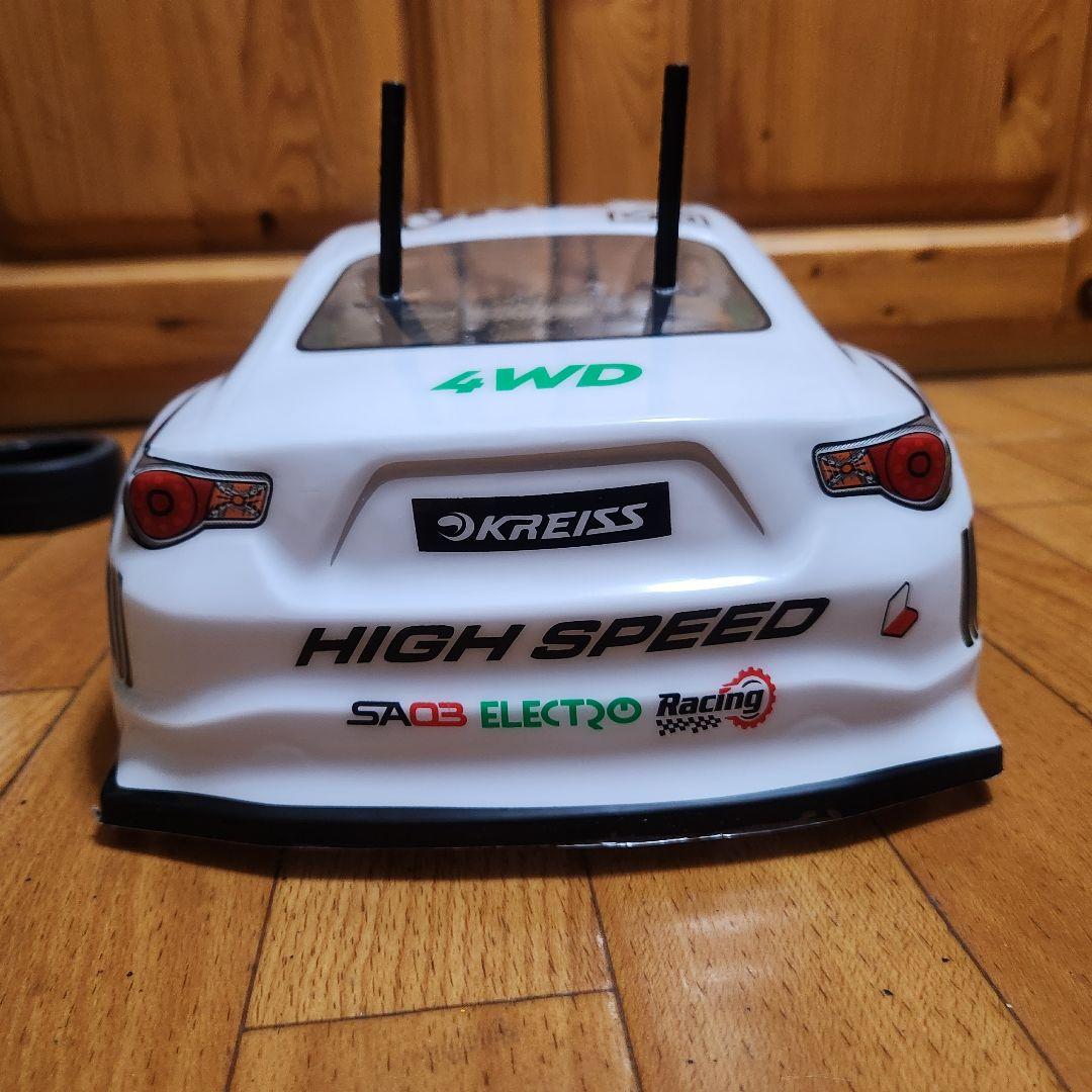 ■専用■　　　タミヤ ドリフト ラジコン フルセット　TT01　白　86