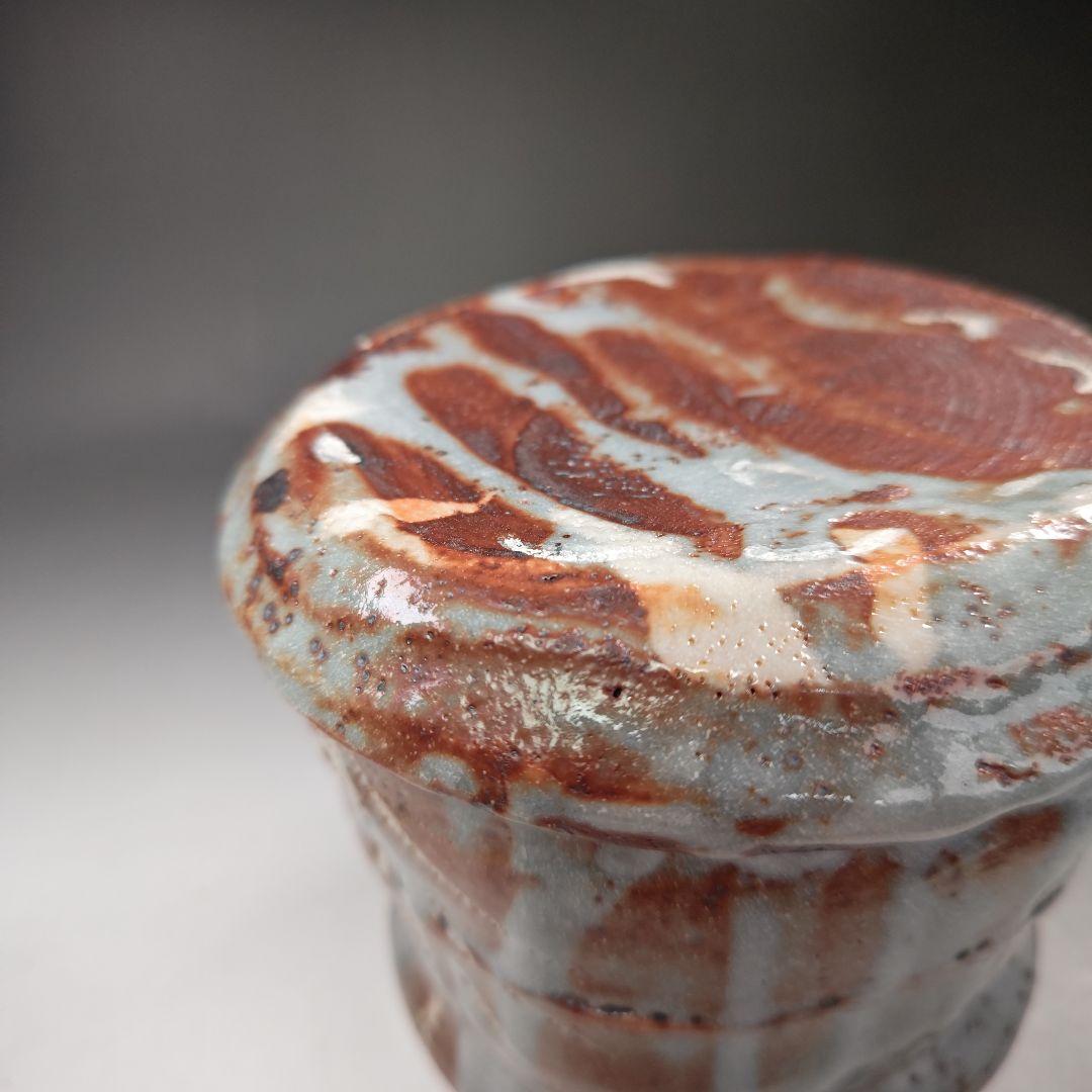 イ564 水指『向井一峰作』『鼠志野 水指 共箱』茶道具 - メルカリ