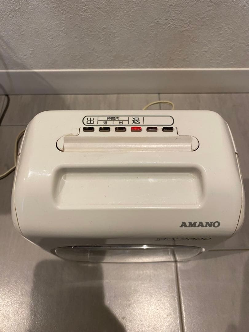 美中古 AMANO アマノ 電子タイムレコーダー BX2000