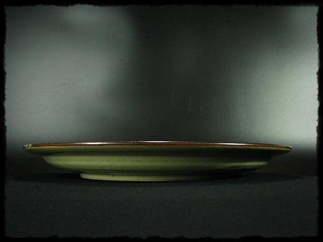 人間国宝 加藤 卓男 ペルシャ 鉄絵金彩 大皿 加藤幸兵衛 飾皿 c653