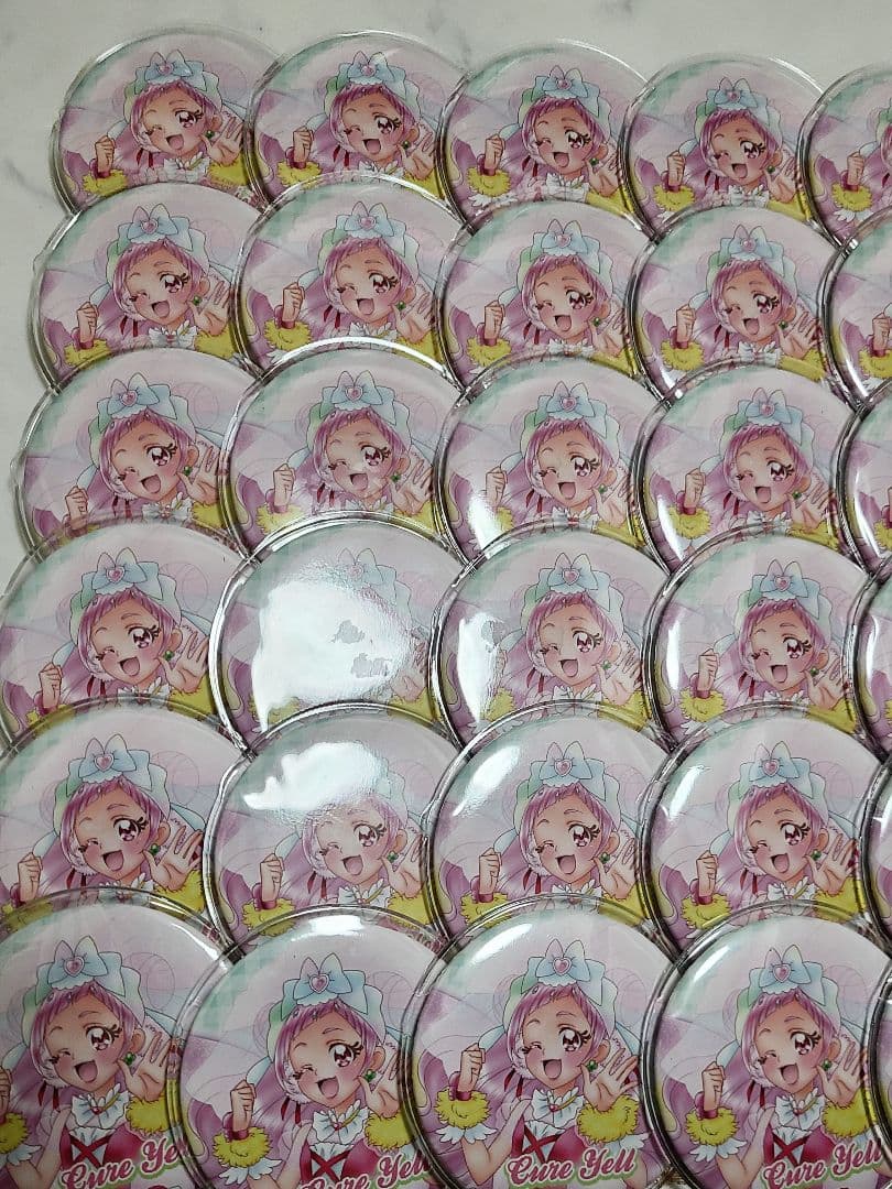 全プリキュア展　キュアエール缶バッジ