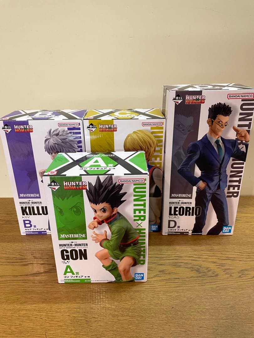 HUNTER×HUNTER フィギュアセット A, B, C, D