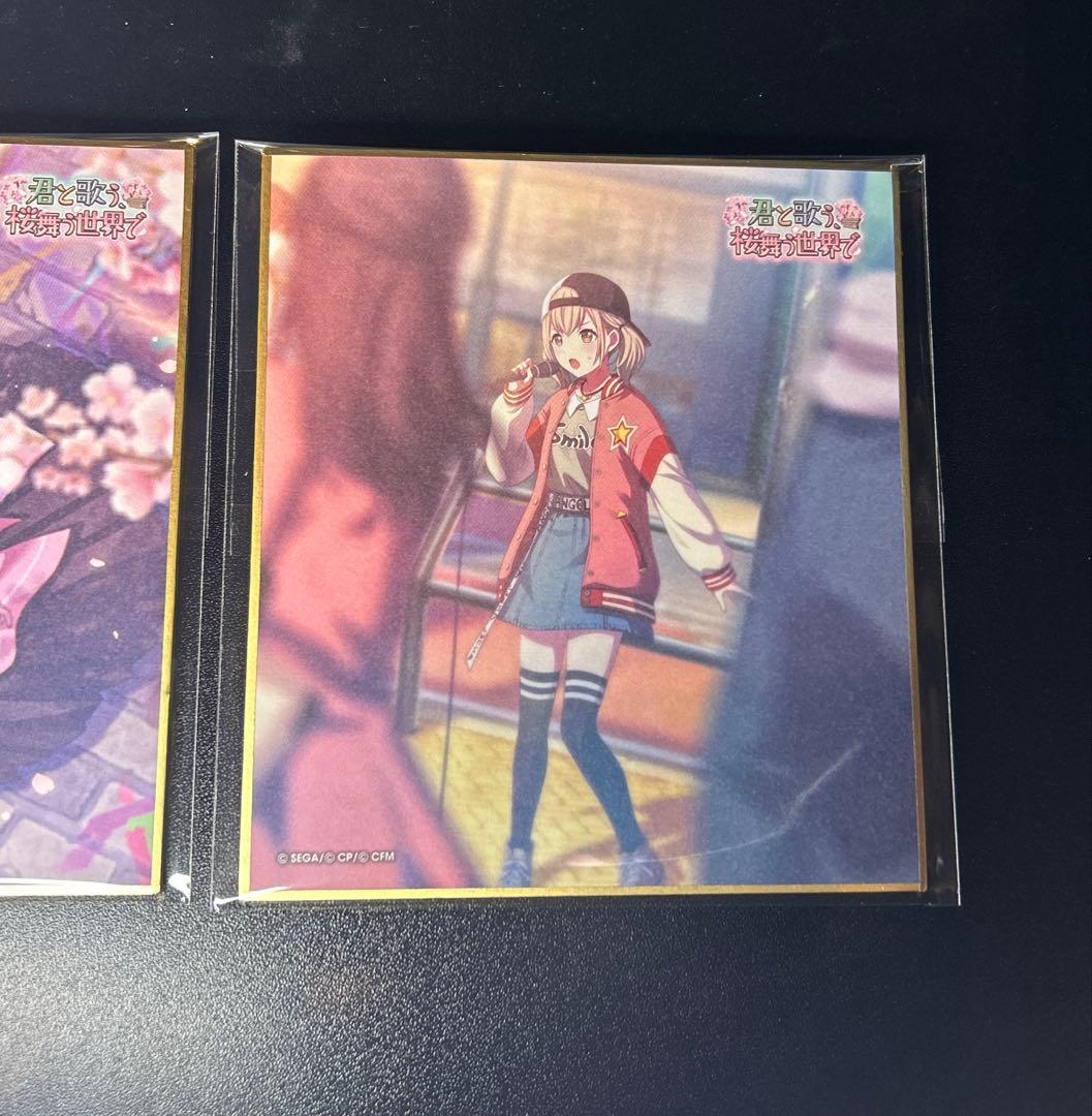 カ*読様 プロセカ 小豆沢こはね ミニ色紙 9A プロセカ 小豆沢こは