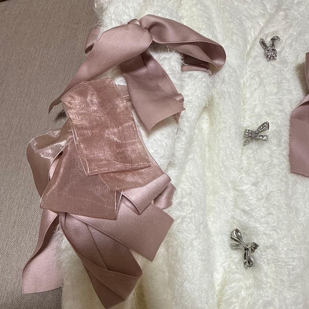 SNIDEL  ハロウィン　ニットカーディガン　リボン