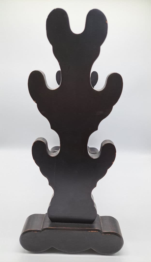 Y*タ様 時代名品 長崎螺鈿細工刀掛 木製漆塗刀掛け