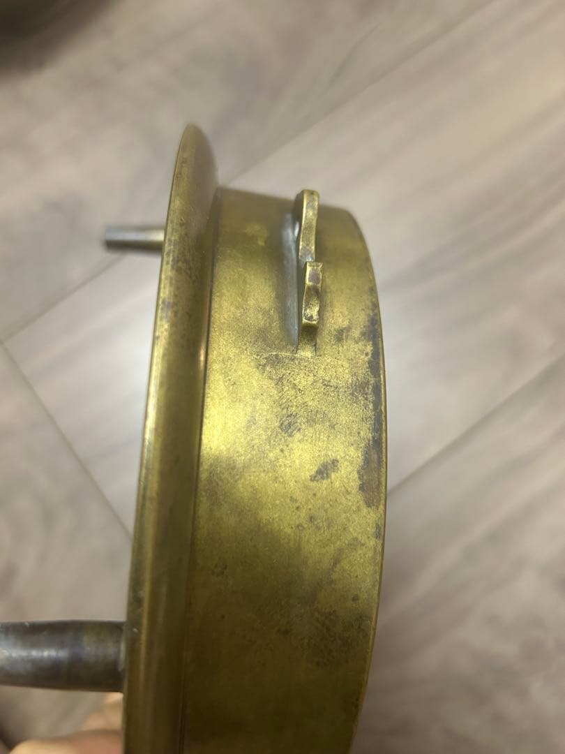 銅製 チャンチキ 鐘 仏具 ちんちん 鉦吾 重約1900克 銅製 チャンチキ