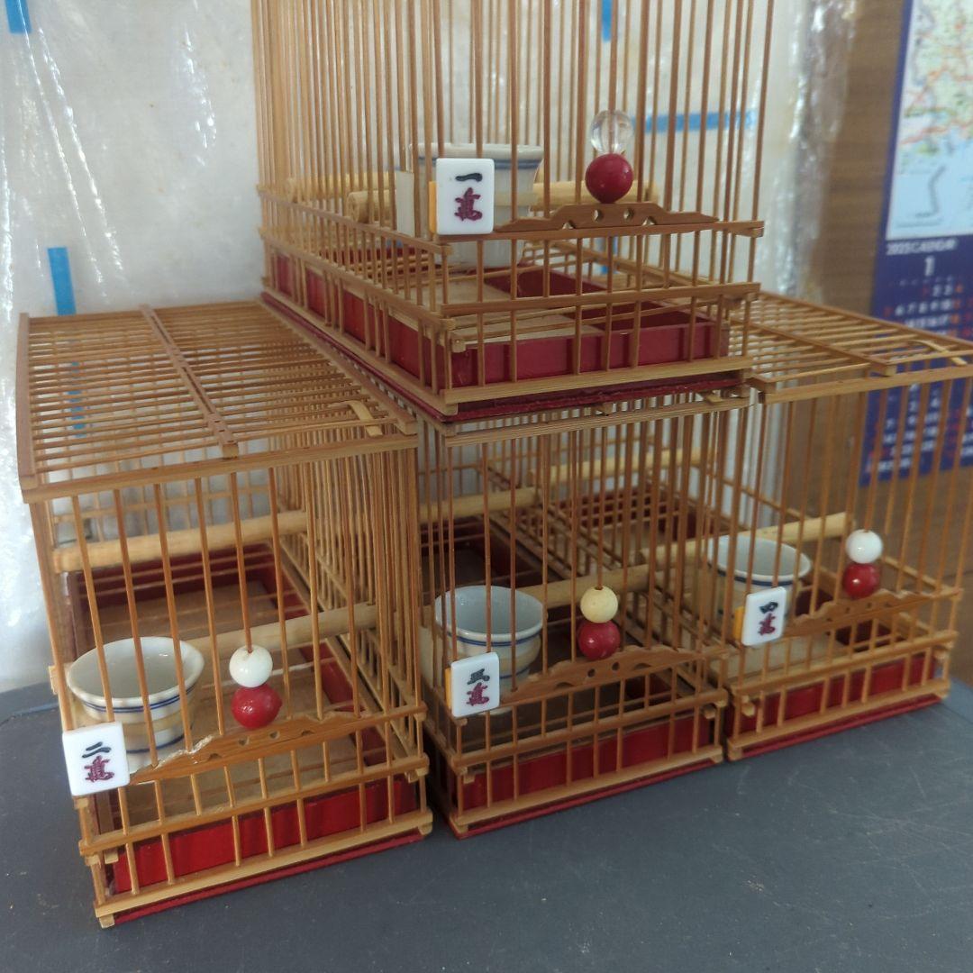 鳥籠4個セット （名札付き）手作籠の通販はau PAY マーケット - 輸入