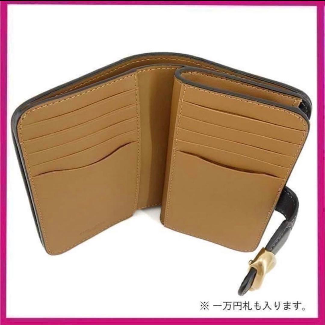 shino　コーチcoach高級スムースレザー、タビー二つ折り財布