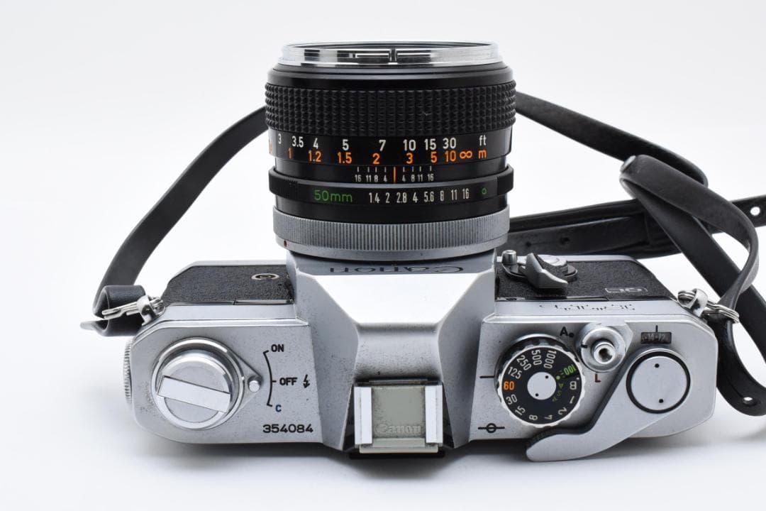 完動品】Canon FTb QL FD50mm F1.4 フード付 1062