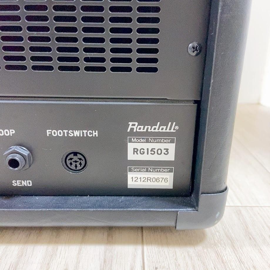 Randall RG1503 アンプヘッド ギターアンプ フットスイッチ付き ★