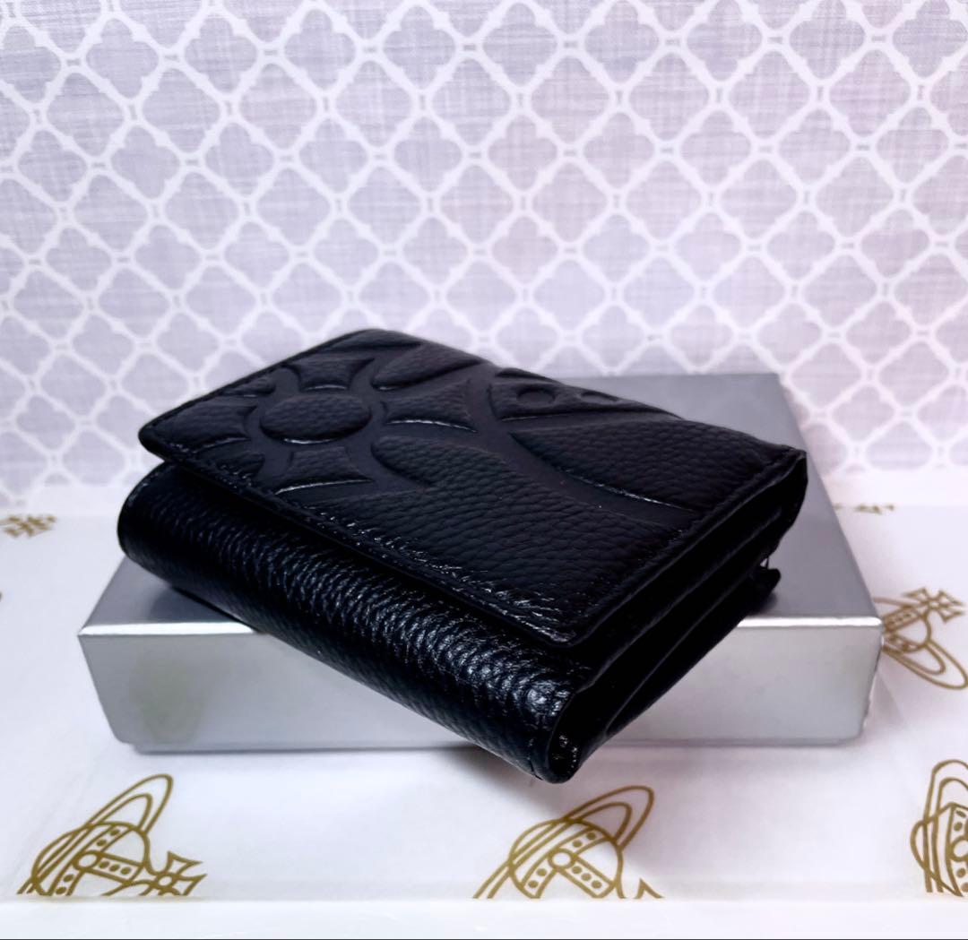 魅力的☆ショッパー付】オーブ ヴィヴィアン・ウエストウッド 三折財布