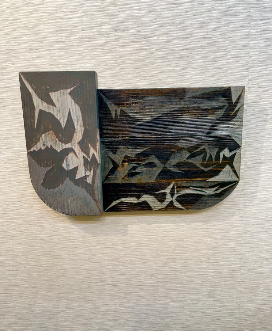 萬右衛門】古伊万里の伝統 日本の名窯 華山萬右衛門作 染付山水画 大陶額