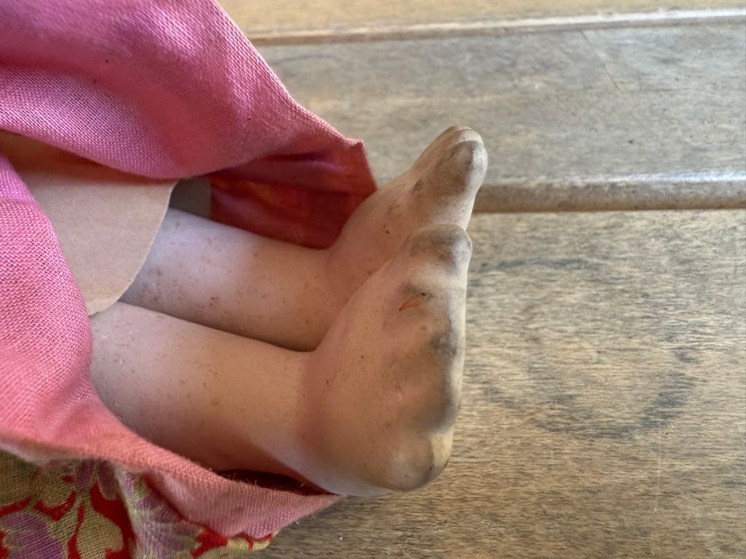 O-2055】日本人形 市松人形 女の子 昭和レトロ 呪物