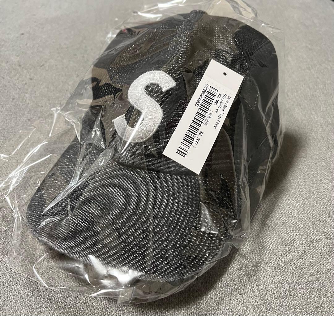 Supreme Cordura Denim S Logo 6-Panel 黒