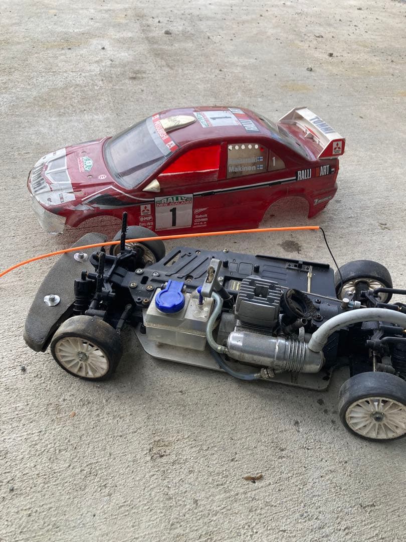 エンジンカー　ラジコン　2台セット 状態不明　ジャンク