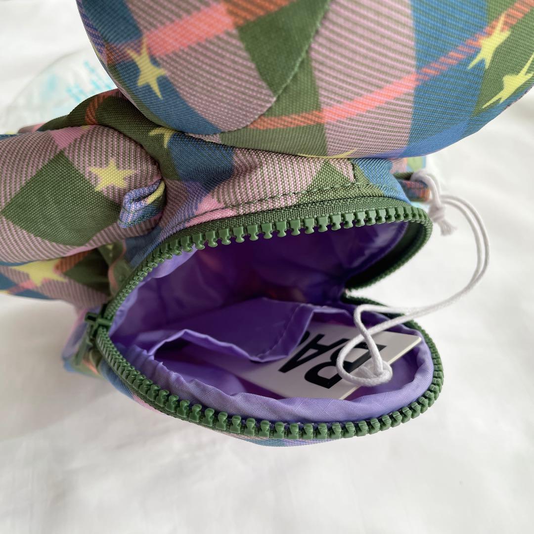 ★ Baggu ★ Bear Bag クマ グリーンスターチェック