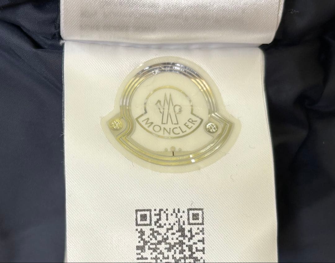 【美品】モンクレール ダウンジャケット キッズ ネイビー2anni92㎝100㎝