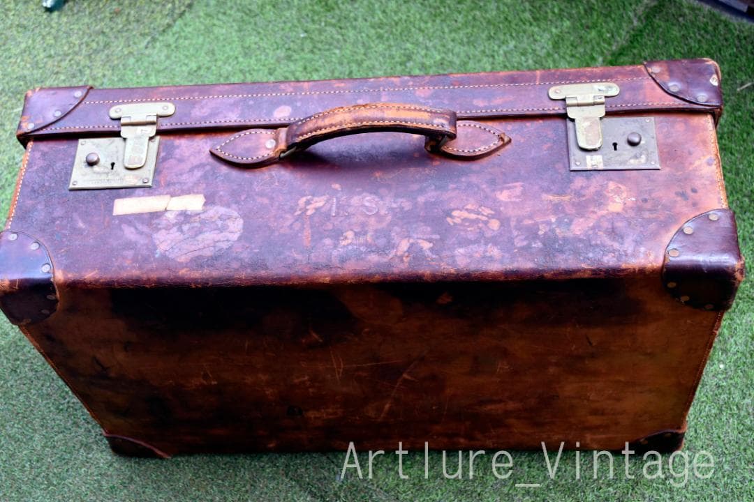 希少希少ヴィクトリア時代の旅行鞄 英国 LANSDOWNE LUGGAGE-yh