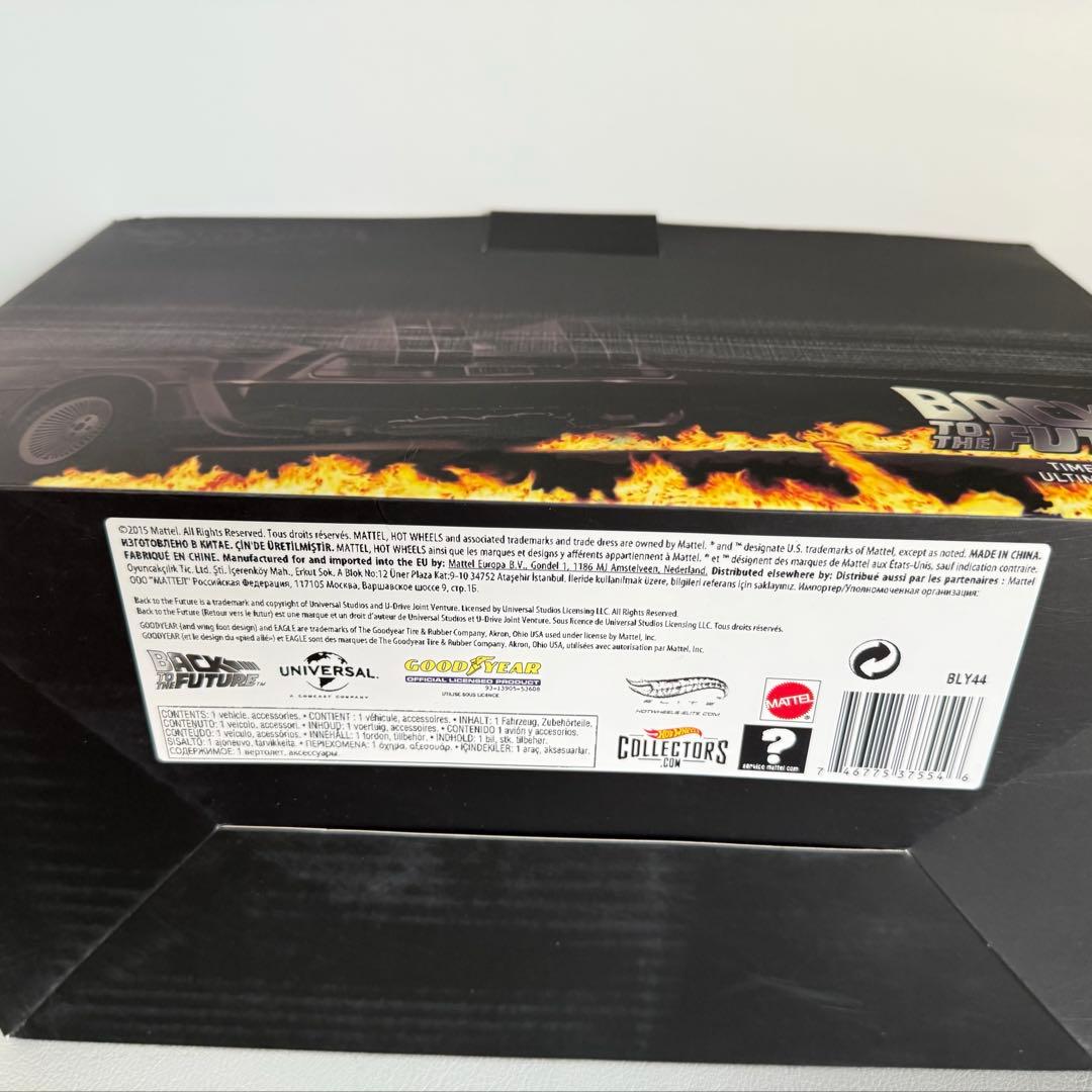 デロリアン 1/18スケール モデル Hot Wheels