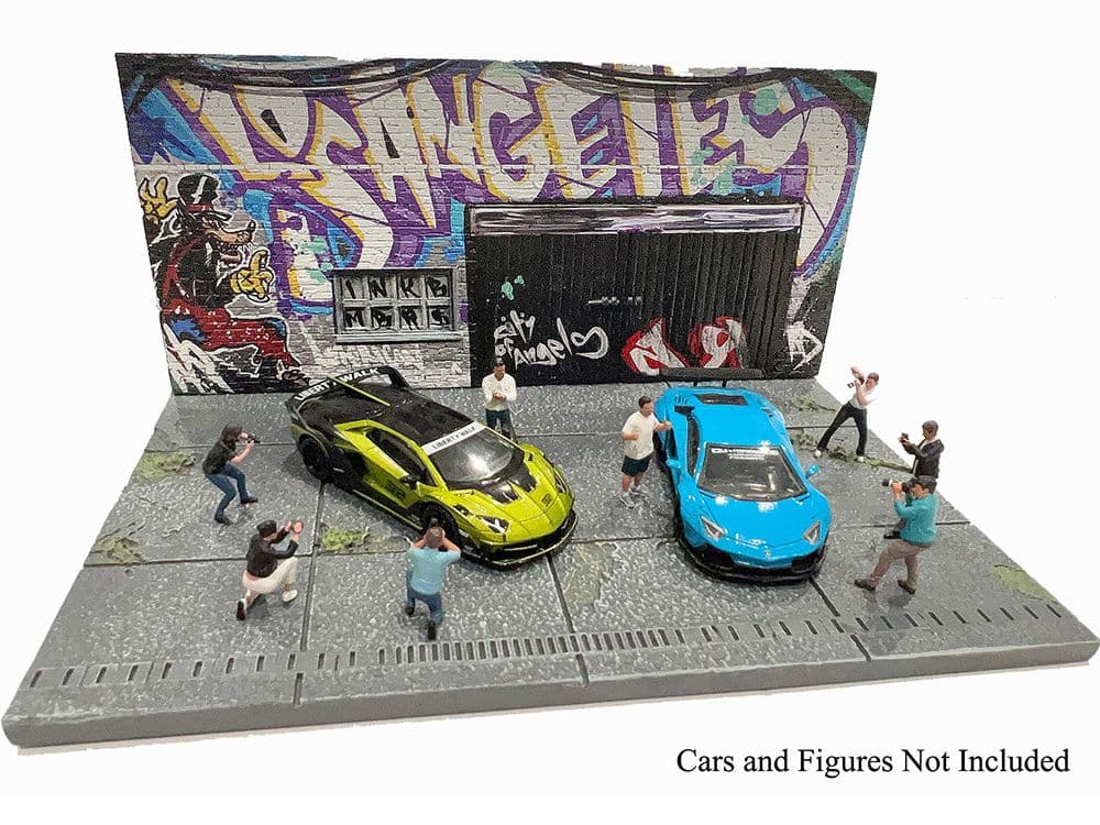 アメリカンジオラマ 1:64スケール LAストリートアートジオラマ グラフティ