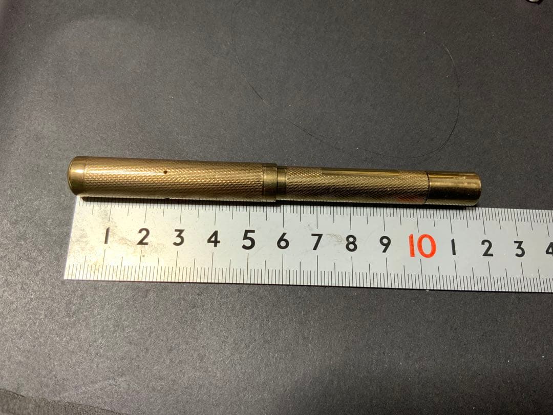 9金無垢Vintage Onoto 万年筆 14KのFペン先 クリスマス特価