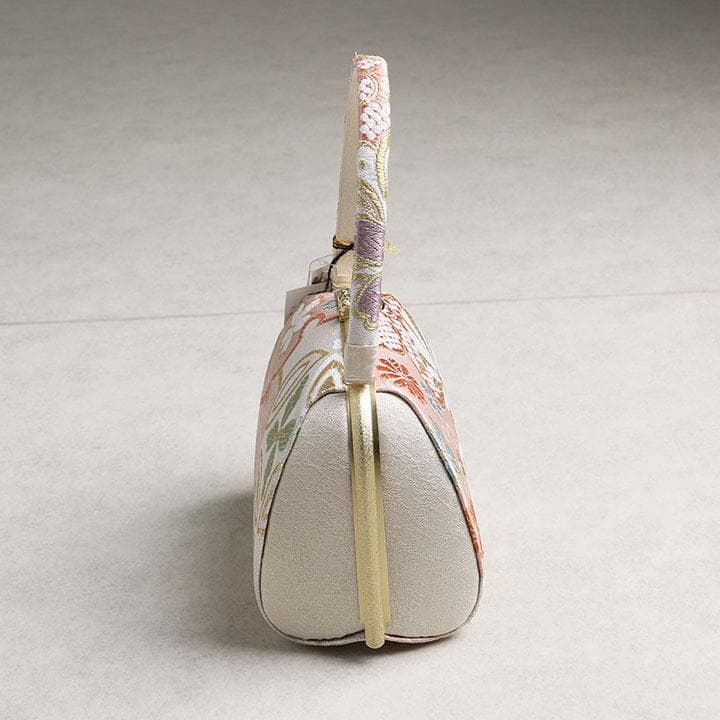 【新品】沙織謹製 草履バッグセット フリーサイズ 古典柄 帯地 　02862