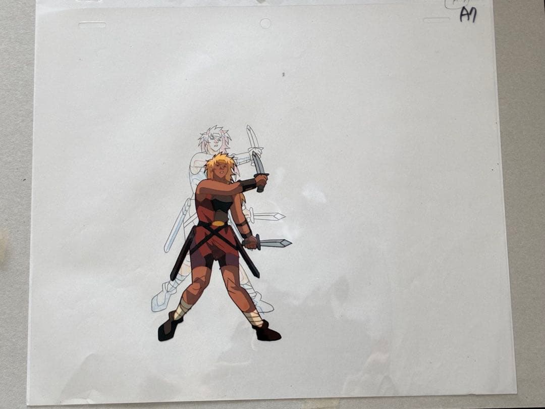 貴重】ロードス島戦記 英雄騎士伝 手書きセル画＋コンテセット 6枚まとめ