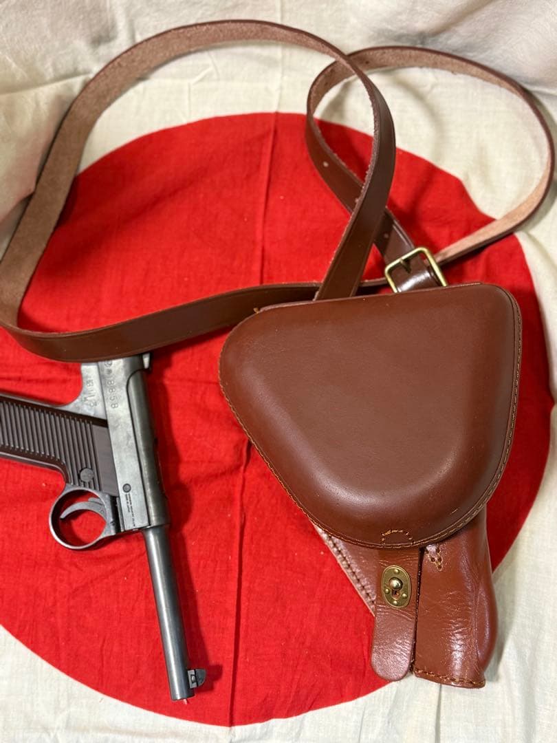 大日本帝国 南部14年式拳銃嚢 ホルスター（複製品）サバゲ 陸軍 将校 下
