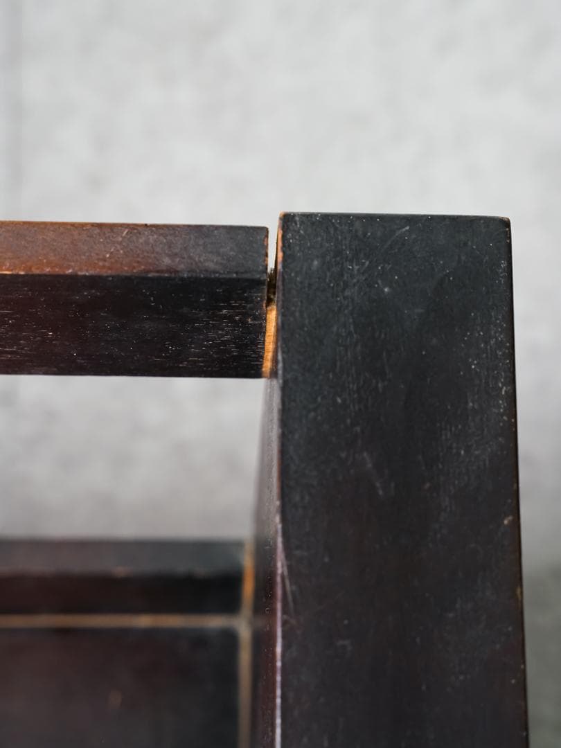 古道具 アンティーク マガジン/レコードラック 収納 ジャパニーズモダン