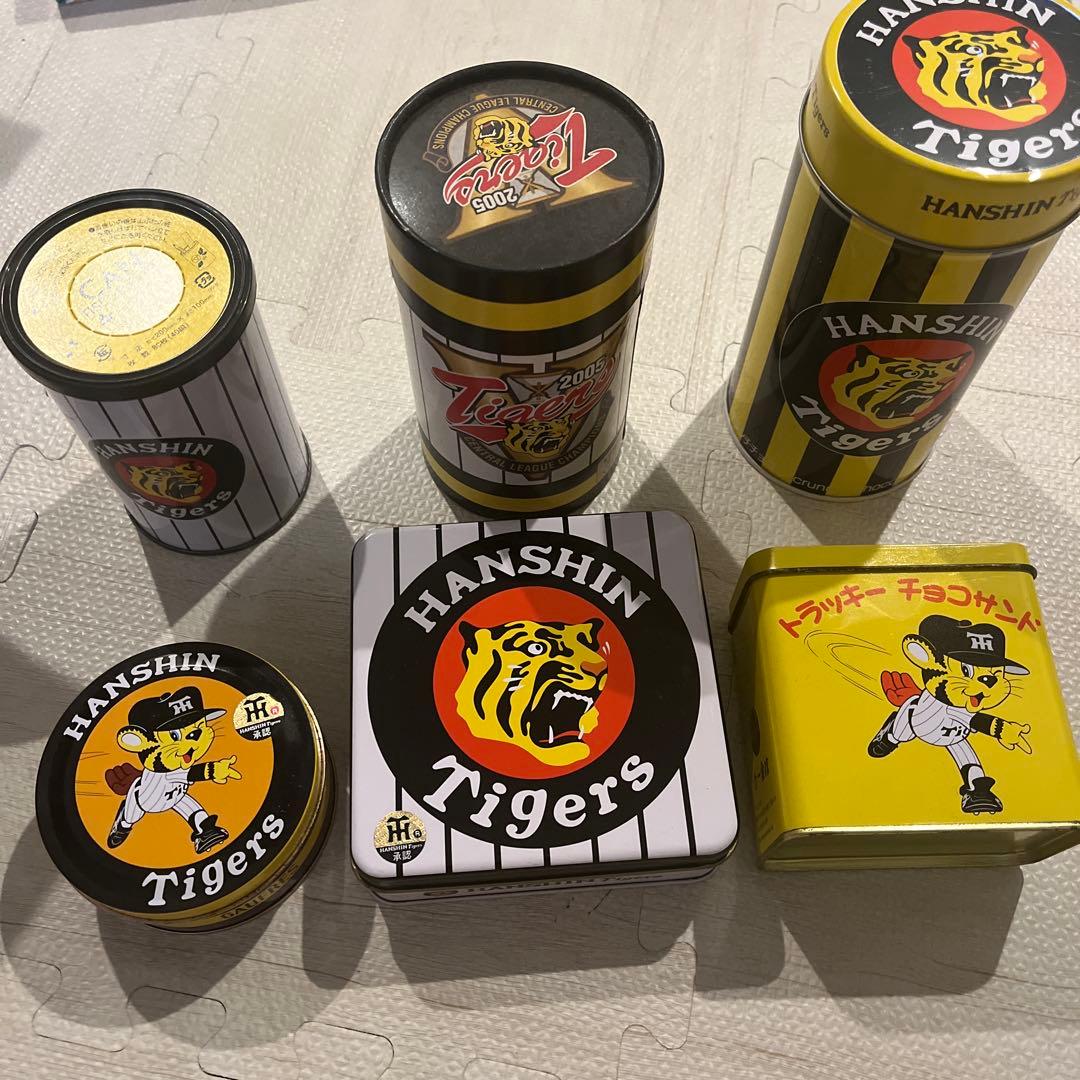 u*9様 阪神タイガース 空缶 6個セット レア缶 阪神グッズ - メルカリ