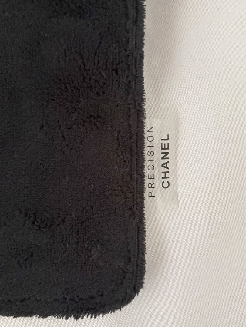 ノベルティ ショルダーバッグ　パイル生地　ロゴマーク　シャネル　美品