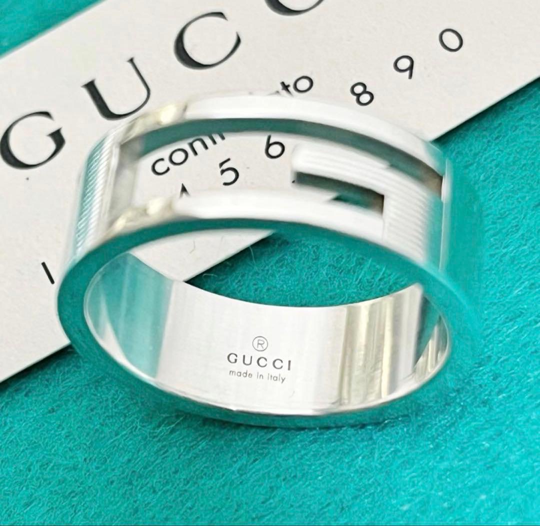 極美品‼️GUCCI 指輪　Gリング 24号