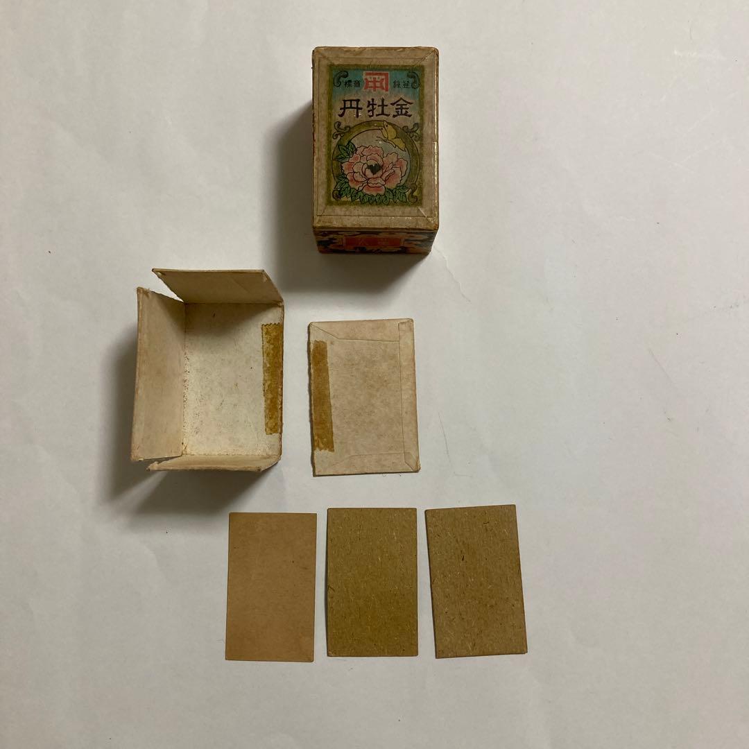 a様 日本骨牌製造合資会社 花札 赤裏 金牡丹 レトロ 希少 激レア